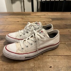 Converse M7652 All Star Chuck Taylor Low Top shoes White size Men’s 6 Women’s 8